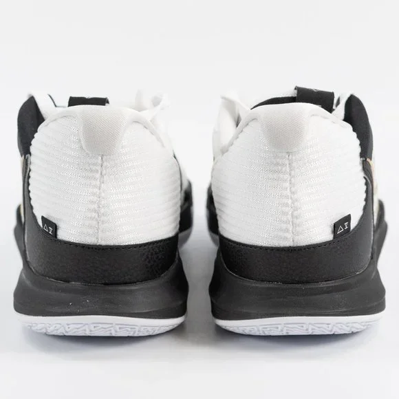 Nike Kyrie Low 5 'White Black Metallic Gold' DJ6012-101 Basketball Sneakers - Picture 7 of 13